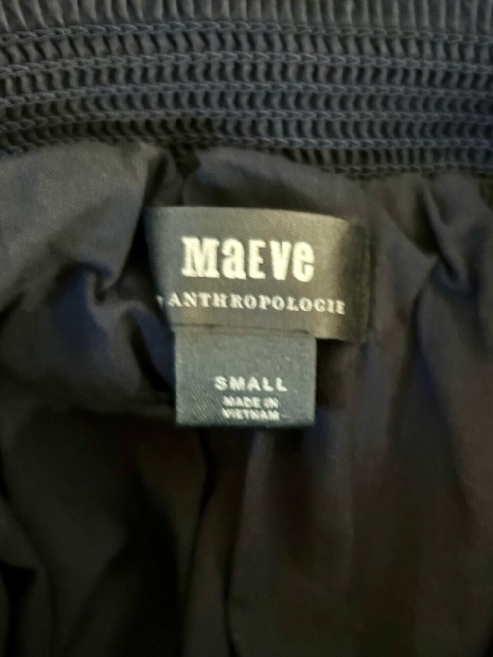 Maeve Mini Bubble Skirty, Navy Blue - Picture 3 of 3